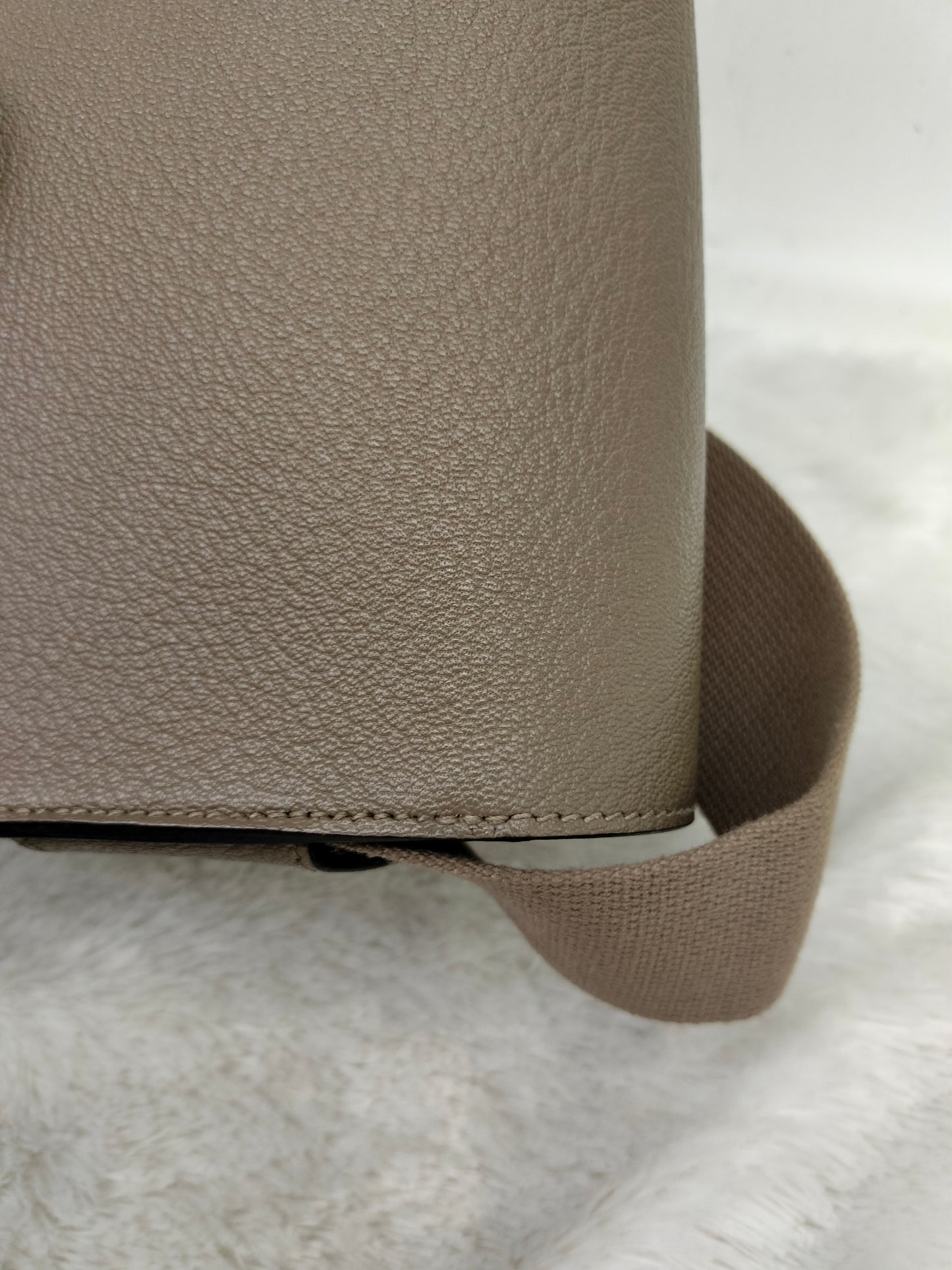 Hermes Geta Chevre Etoupe GHW #U
