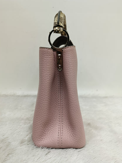 LV Capucines BB Taurillon Magnolia Handle Python 2016