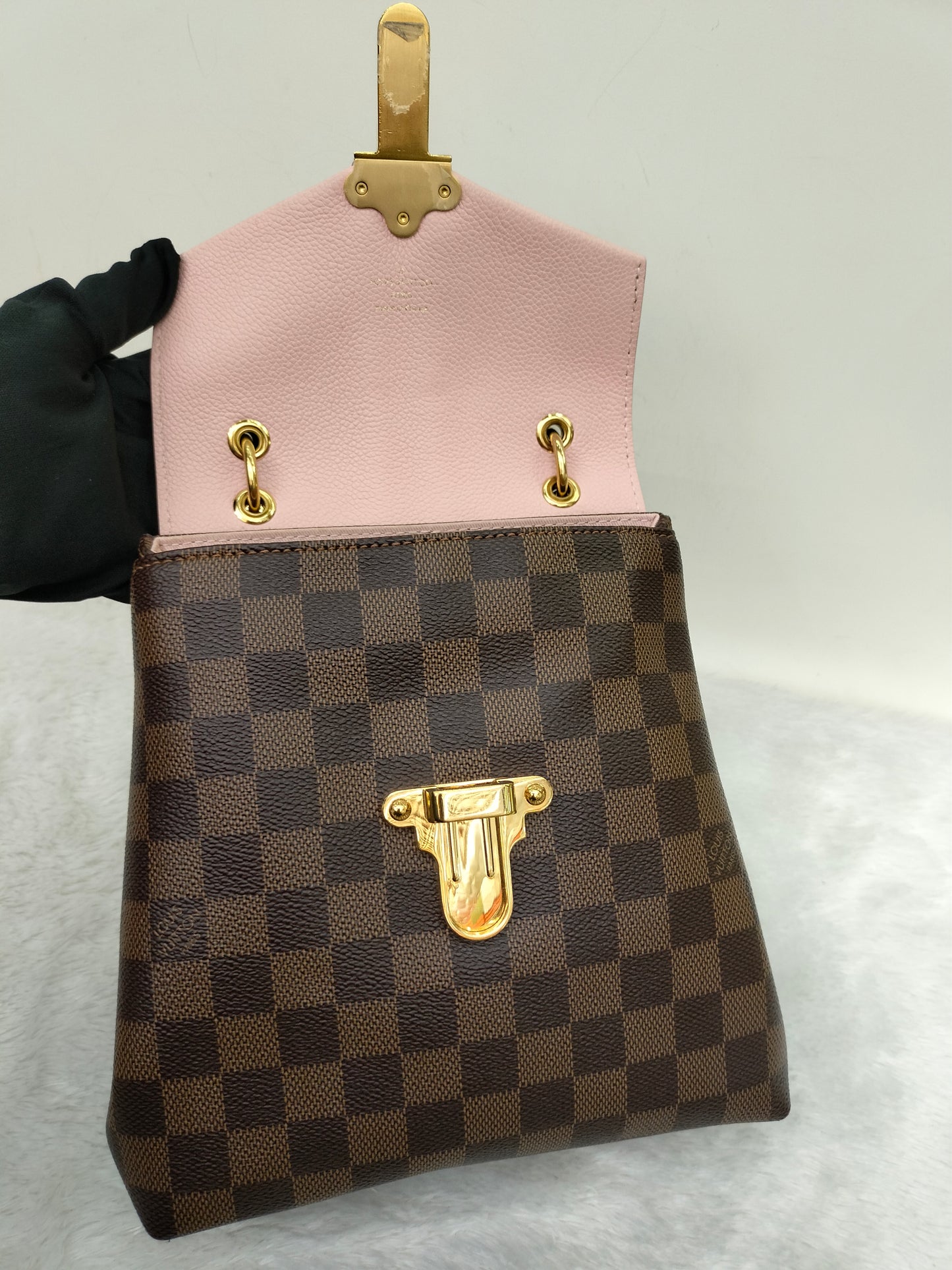 LV Clapton Backpack Damier Magnolia 2018