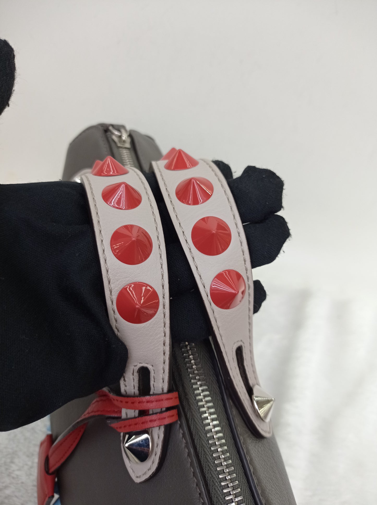 Fendi BTW Medium Sleepy Monster Multicolour Studded SHW