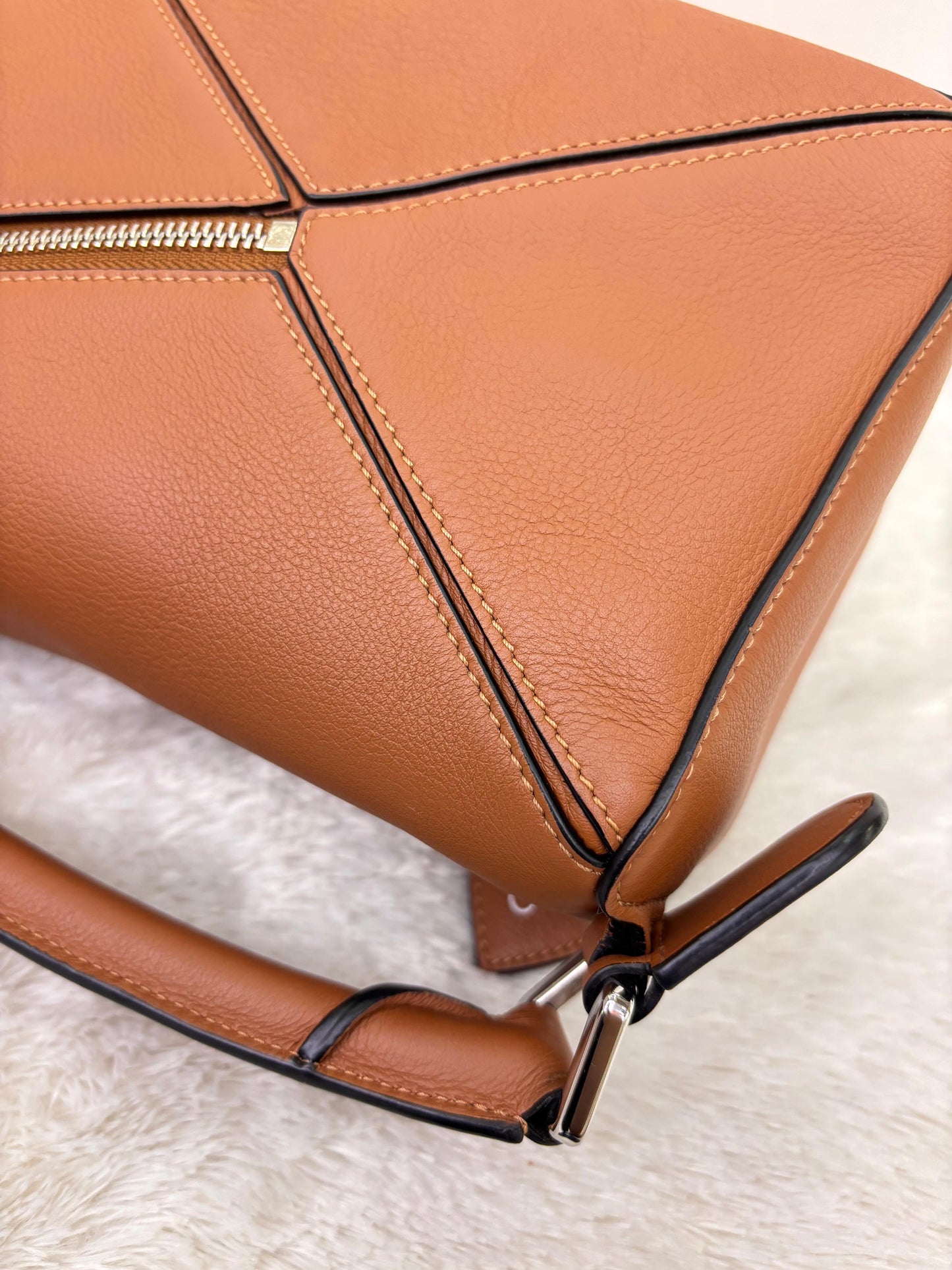 Loewe Puzzle Small Tan SHW 2020