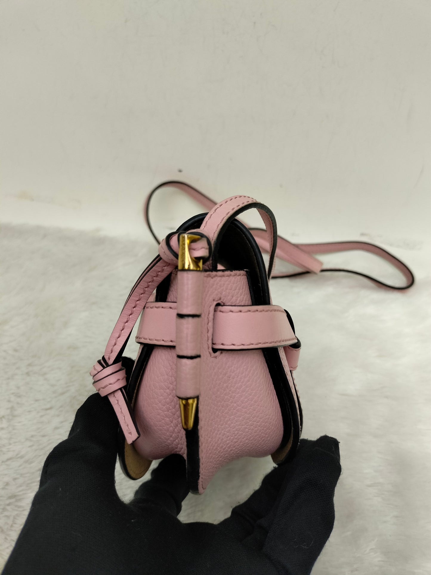 Loewe Gate Mini Grained Pink GHW 2019