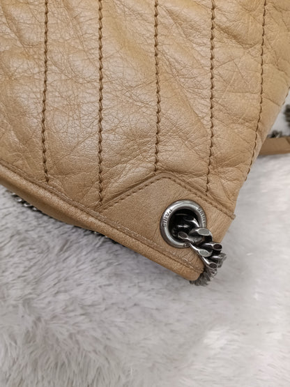 YsL Niki Medium Calfskin Dark Beige RHW 2020