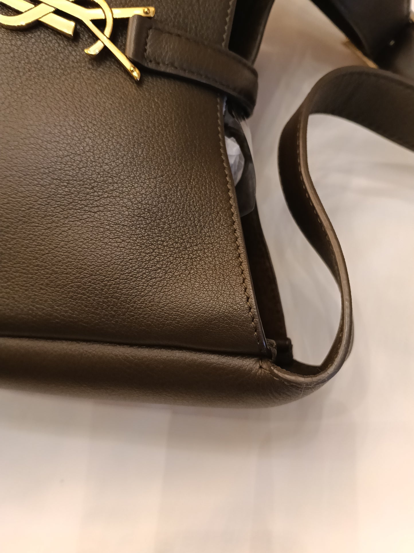 YsL Le 5 A 7 Supple Small Grained Green GHW 2025