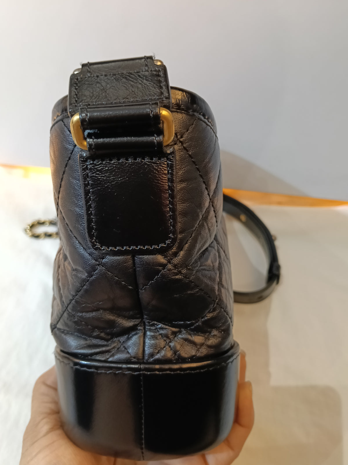 Chanel Gabrielle Small Calfskin Black (CHIP)