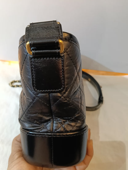Chanel Gabrielle Small Calfskin Black (CHIP)
