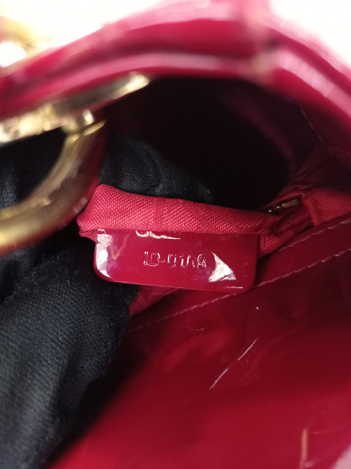 Lady Dior Mini Patent Red GHW 2019