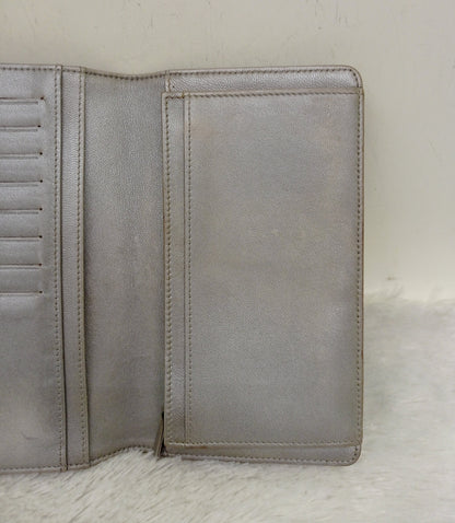 Chanel Timeless Long Flap Wallet Embossed Camellia Black SHW #14