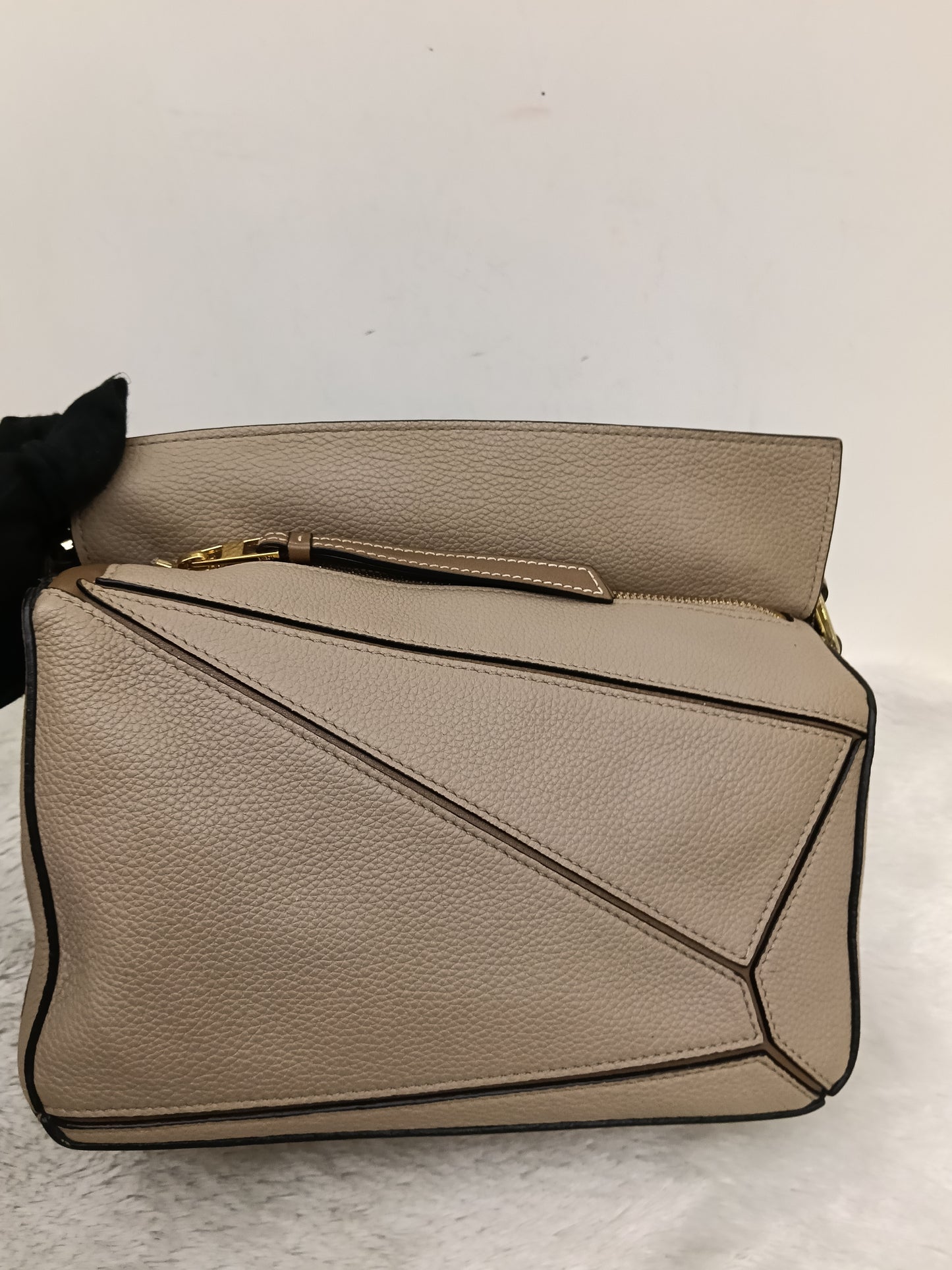 Loewe Puzzle Small Grained Sand Mink GHW 2020