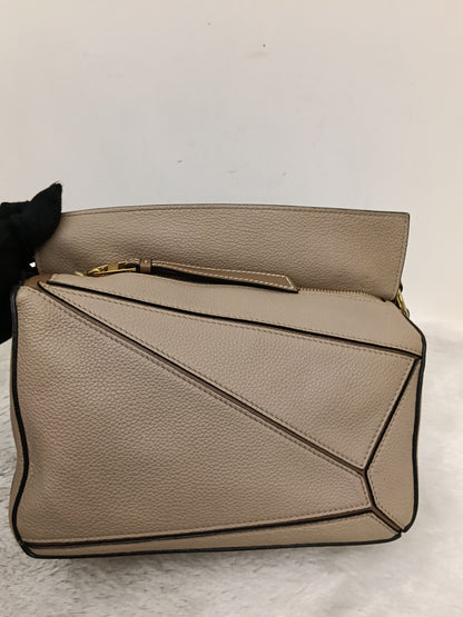 Loewe Puzzle Small Grained Sand Mink GHW 2020