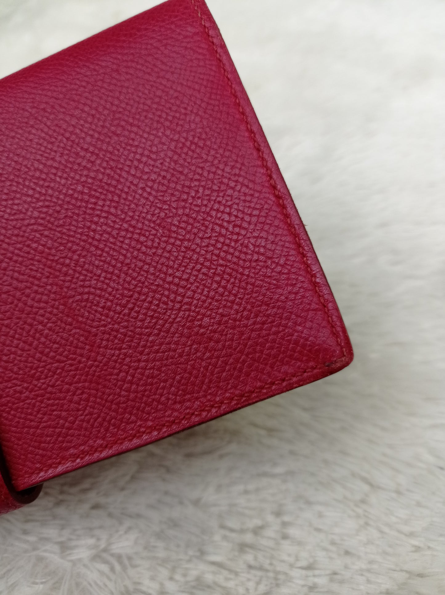 Hermes Bearn Wallet Epsom Rubish PHW #T