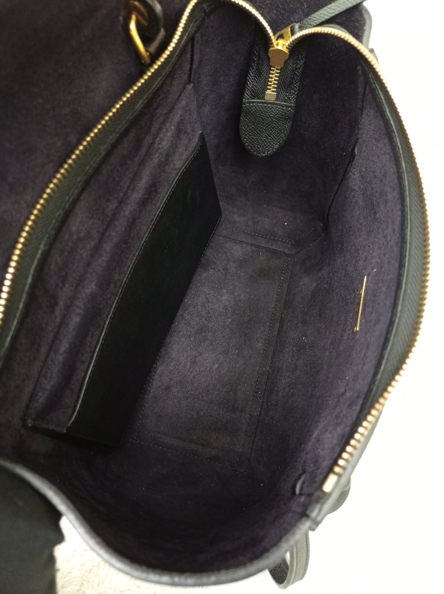Celine Micro Belt Grained Black GHW 2017