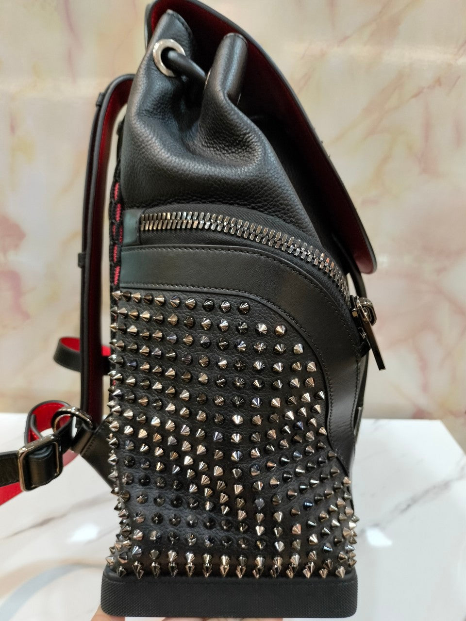 Christian Louboutin Explorer Spike Backpack Black Stud