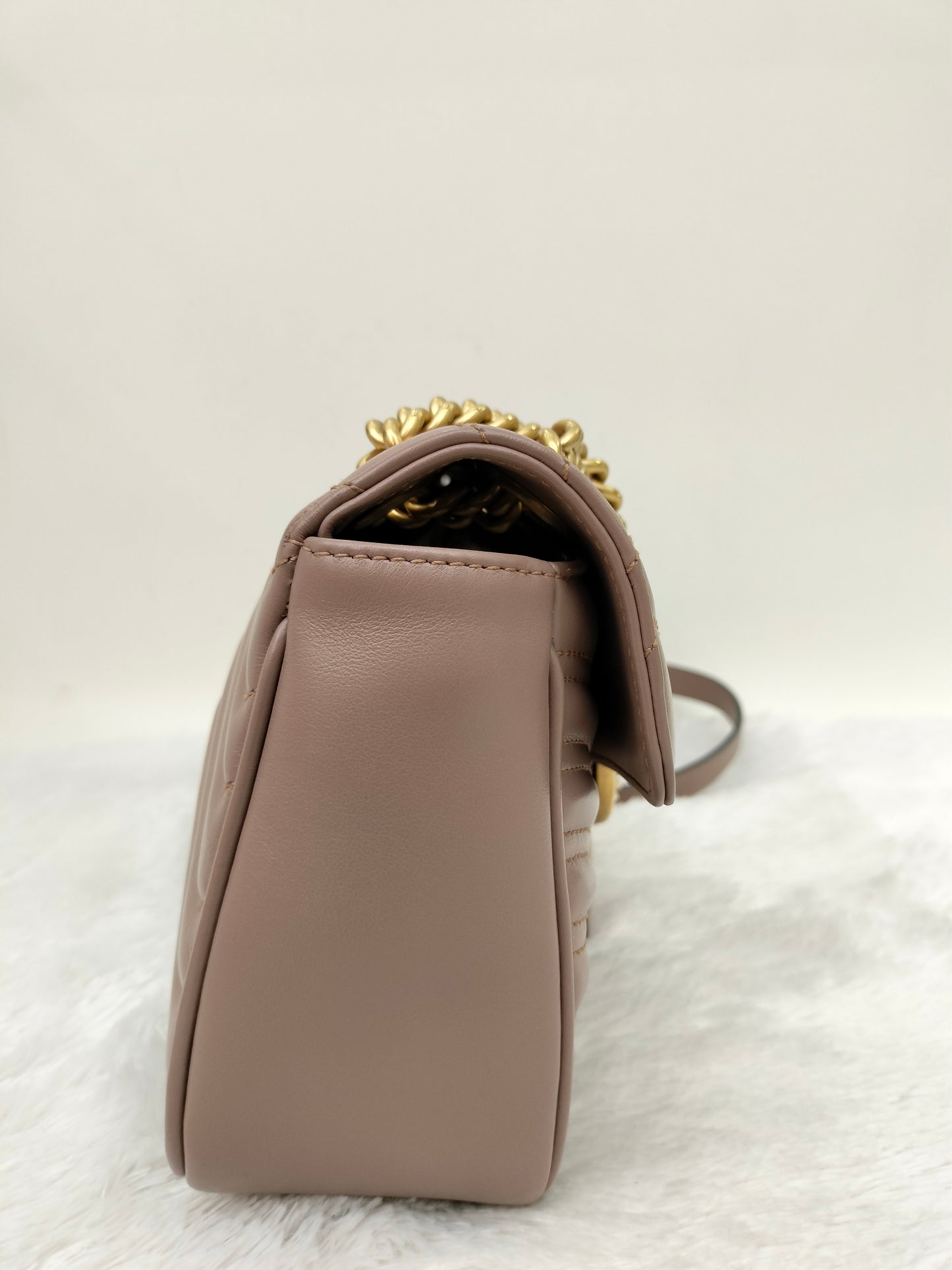 Gucci Marmont Small Nude GHW