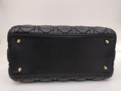 Lady Dior Medium Lamb Black GHW 2014