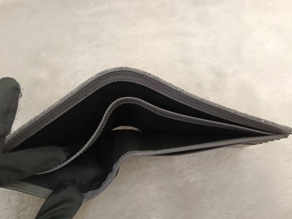 Dior Bifold Wallet Oblique Jacquard Ruthenium Grey Silver