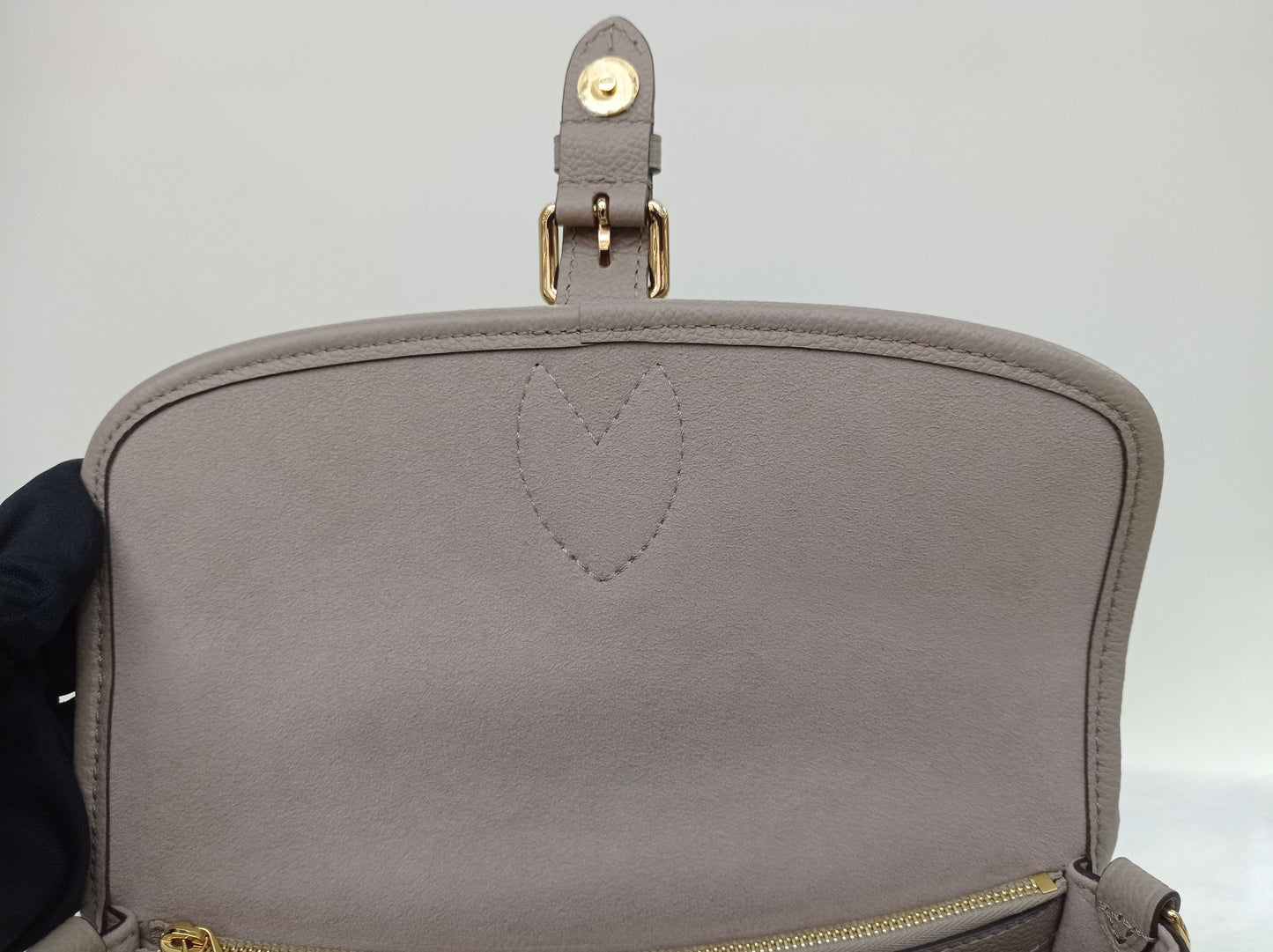 LV Diane PM ST NM Monogram Empreinte Creme Tourterelle (CHIP)