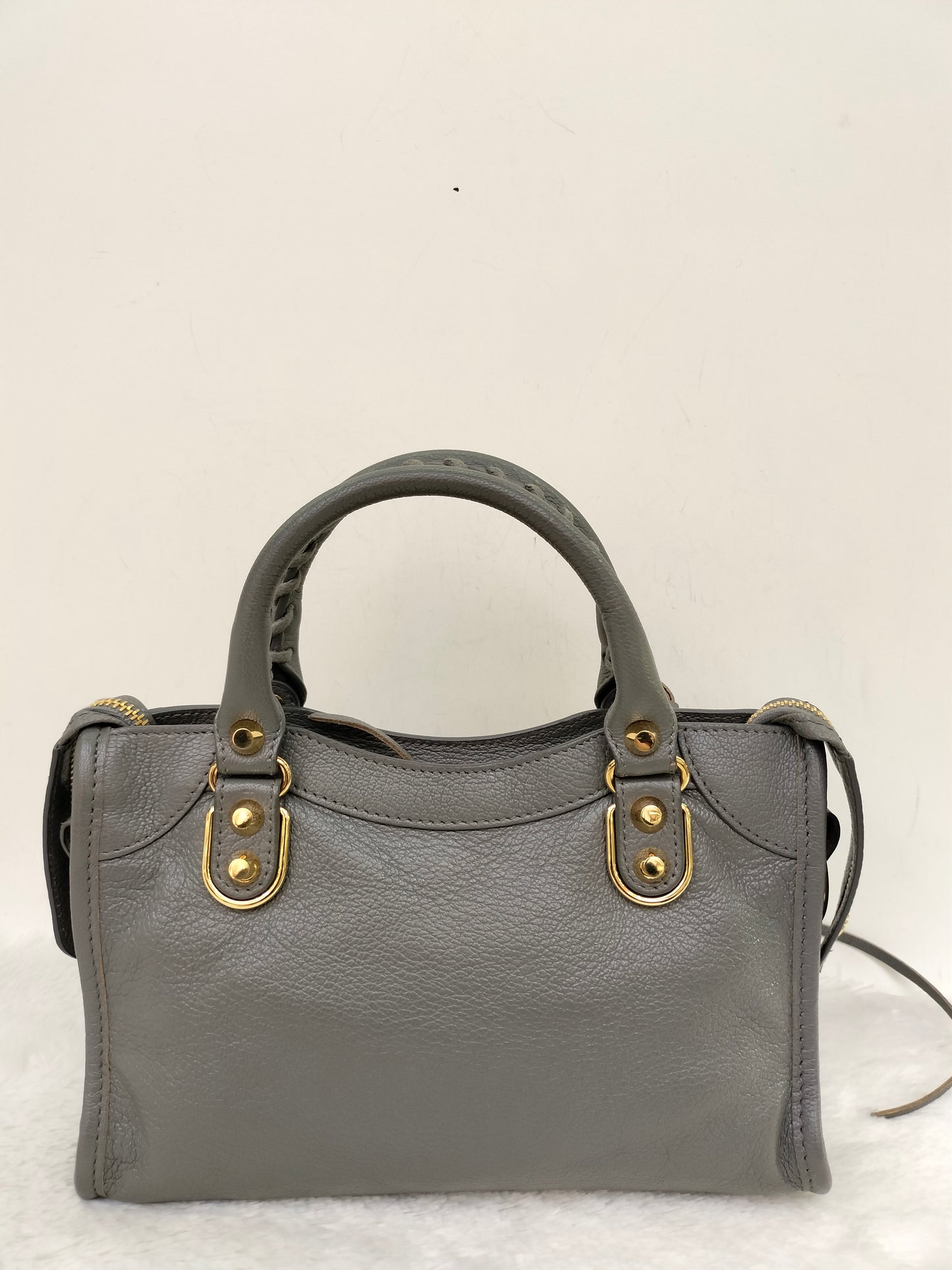 Balenciaga Mini City Edge Grey GHW 2017