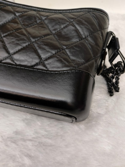 Chanel Gabrielle Small So Black #25