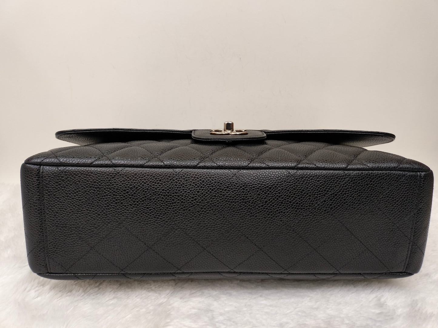 Chanel Maxi Caviar Black SHW SF #13
