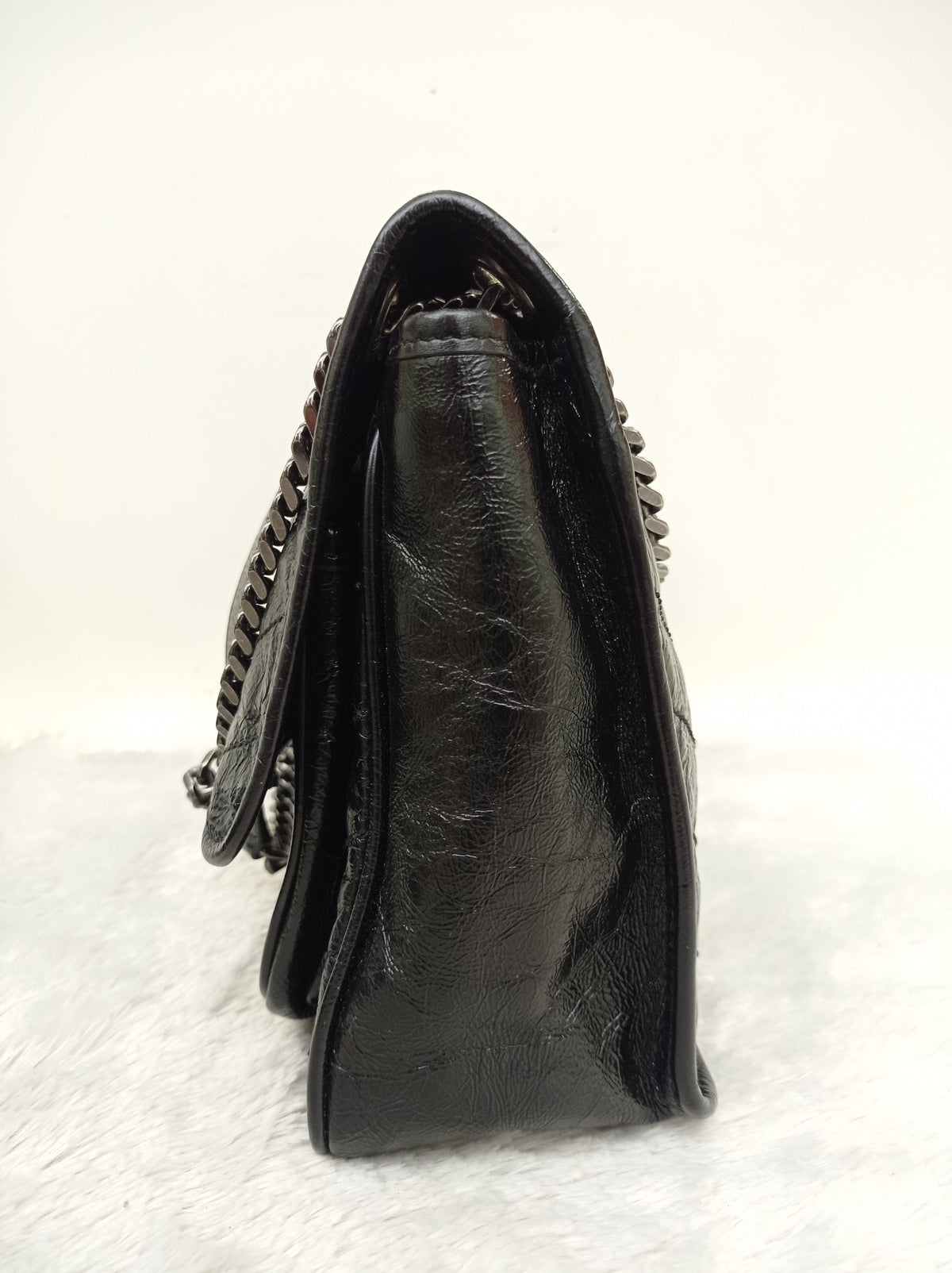 YsL Niki Medium Calfskin Black RHW 2018