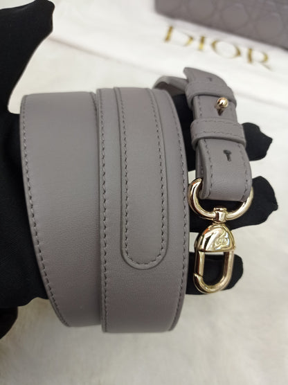 Lady Dior Small Lamb Grey GHW 2018