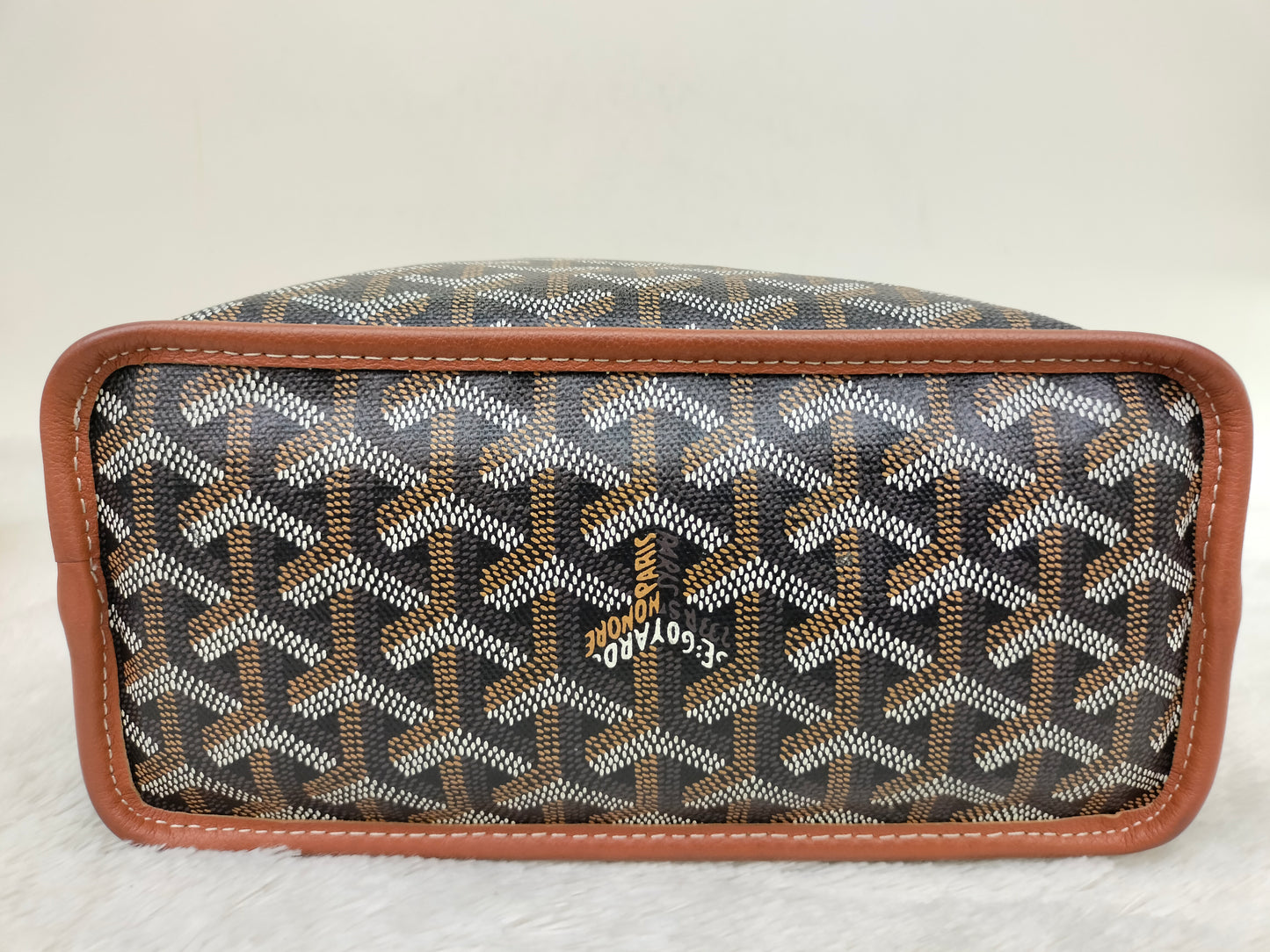 Goyard Anjou Mini Black Tan