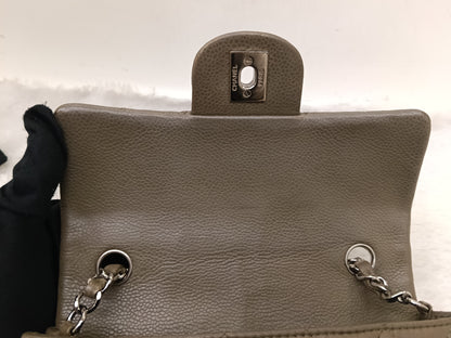 Chanel Mini Rectangular Caviar Khaki SHW SF #17