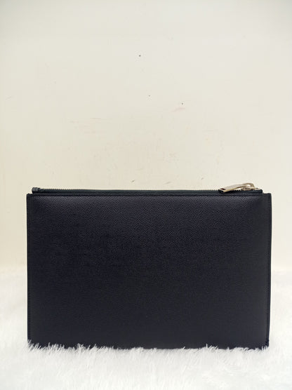 *Excellent Condition* YsL Ipad Mini Zip Pouch Small Grained Navy SHW 2017