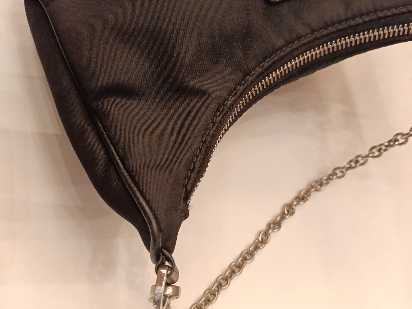 Prada Re Edition Multi Pochette Nylon Black SHW