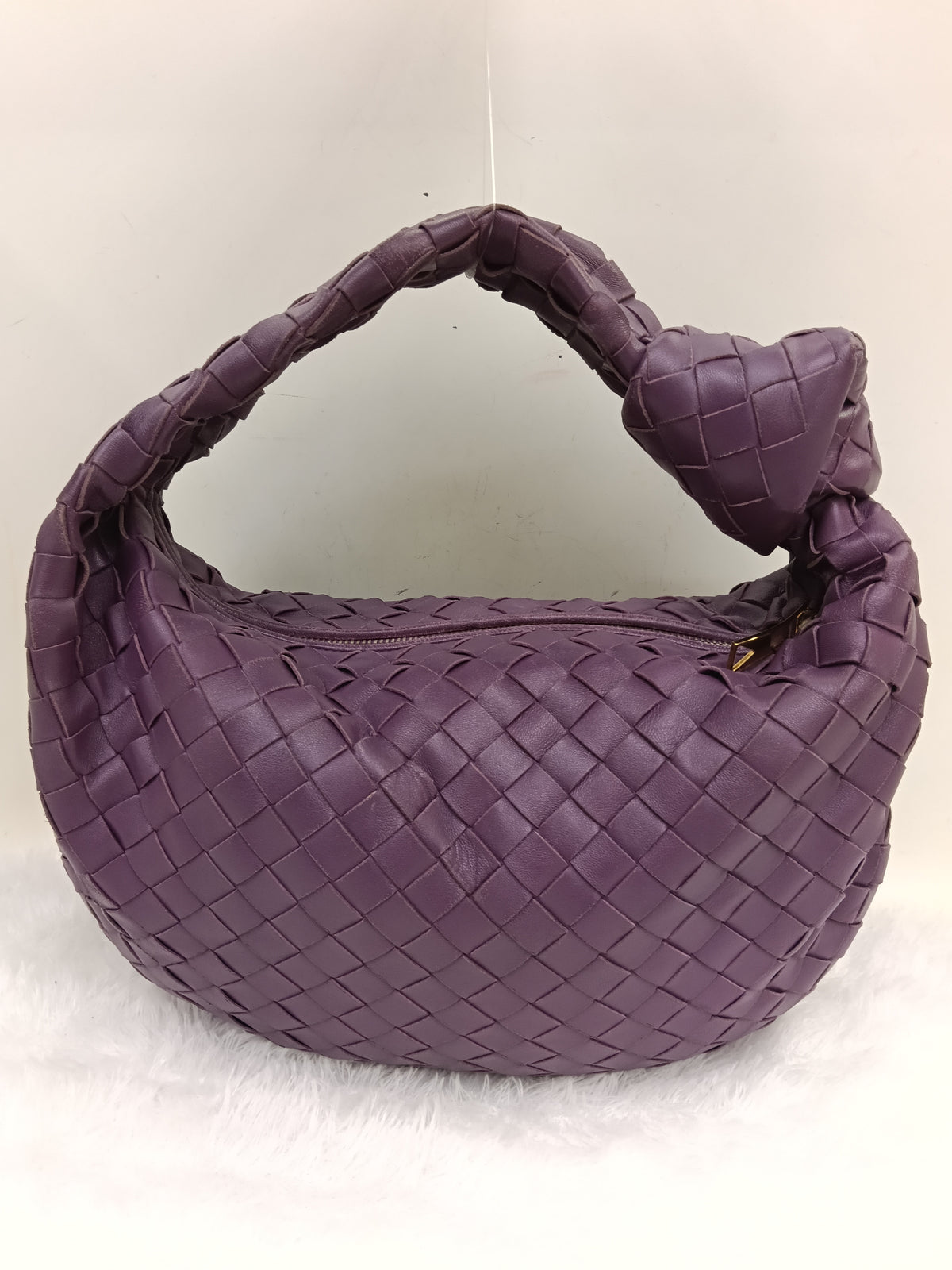 Bottega Veneta Teen Jodie Purple GHW