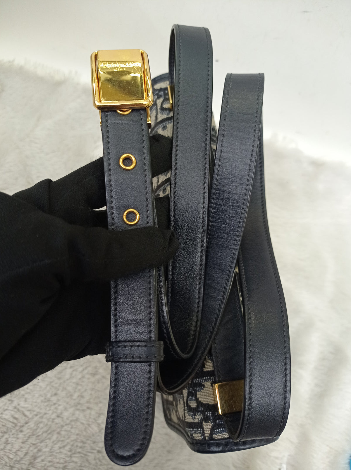 Dior Montaigne 30 Oblique Navy GHW 2019