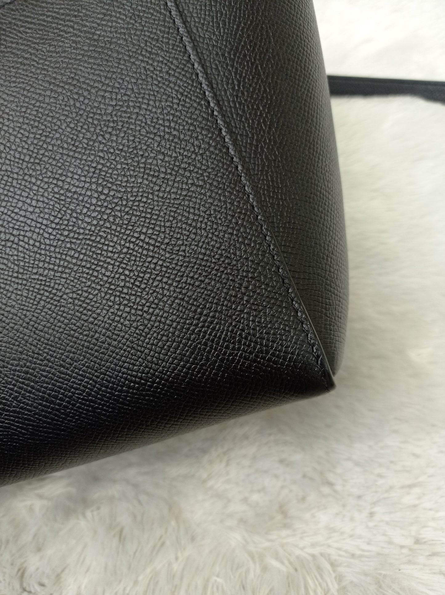Celine Micro Belt Grained Black GHW 2017