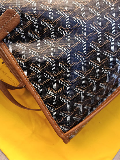 Goyard St Louis PM Black Tan SHW 2023
With pocket, db
