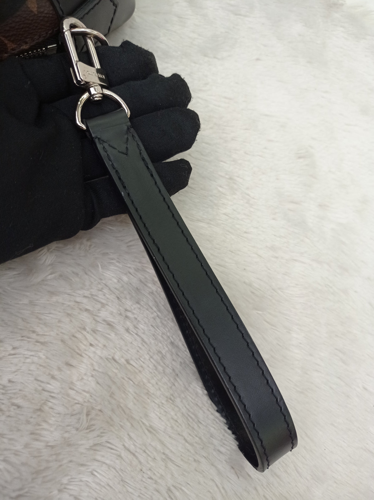 LV Kasai Clutch Monogram Macassar  2019