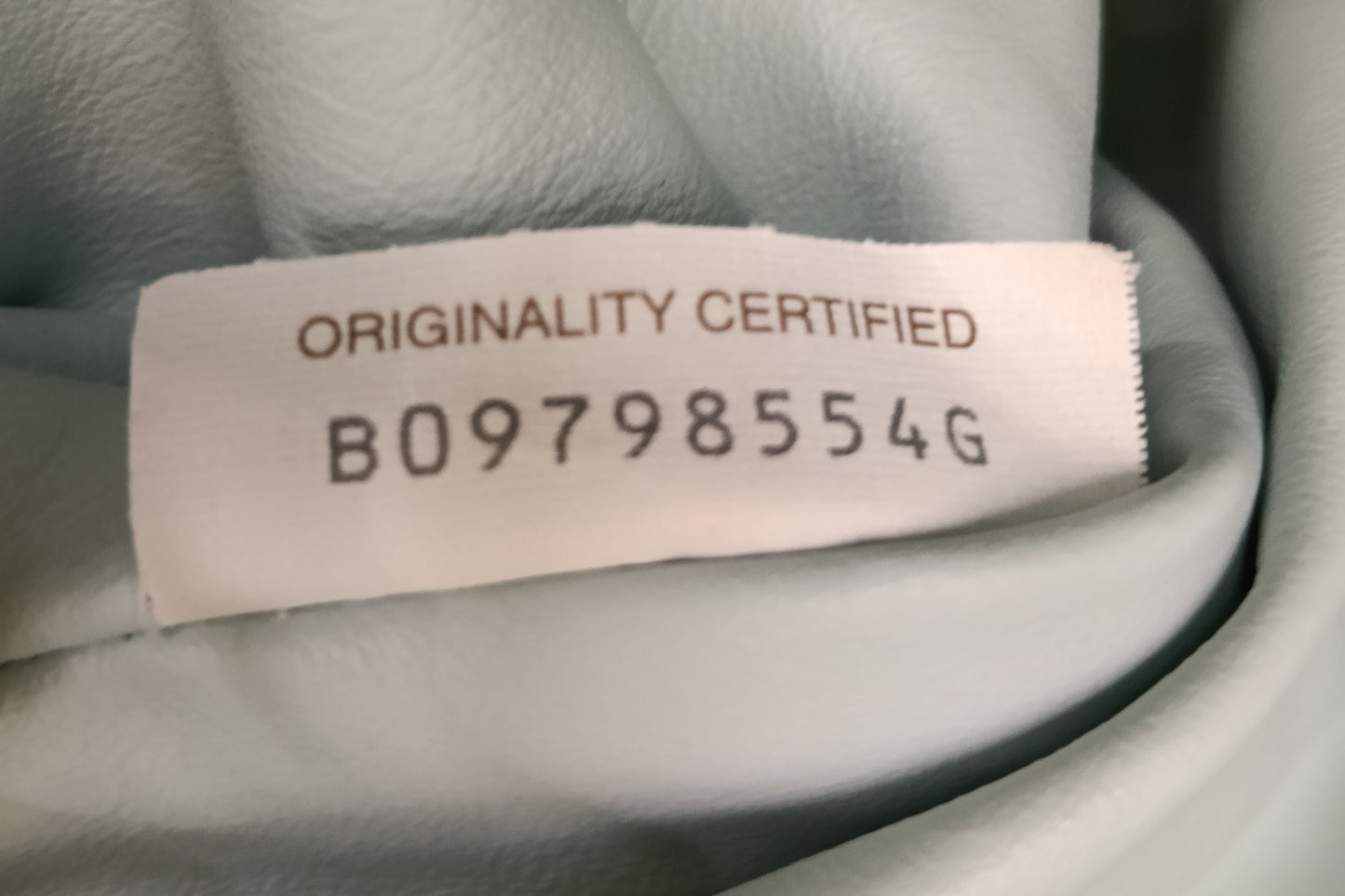 Bottega Veneta Teen Jodie Light Blue GHW