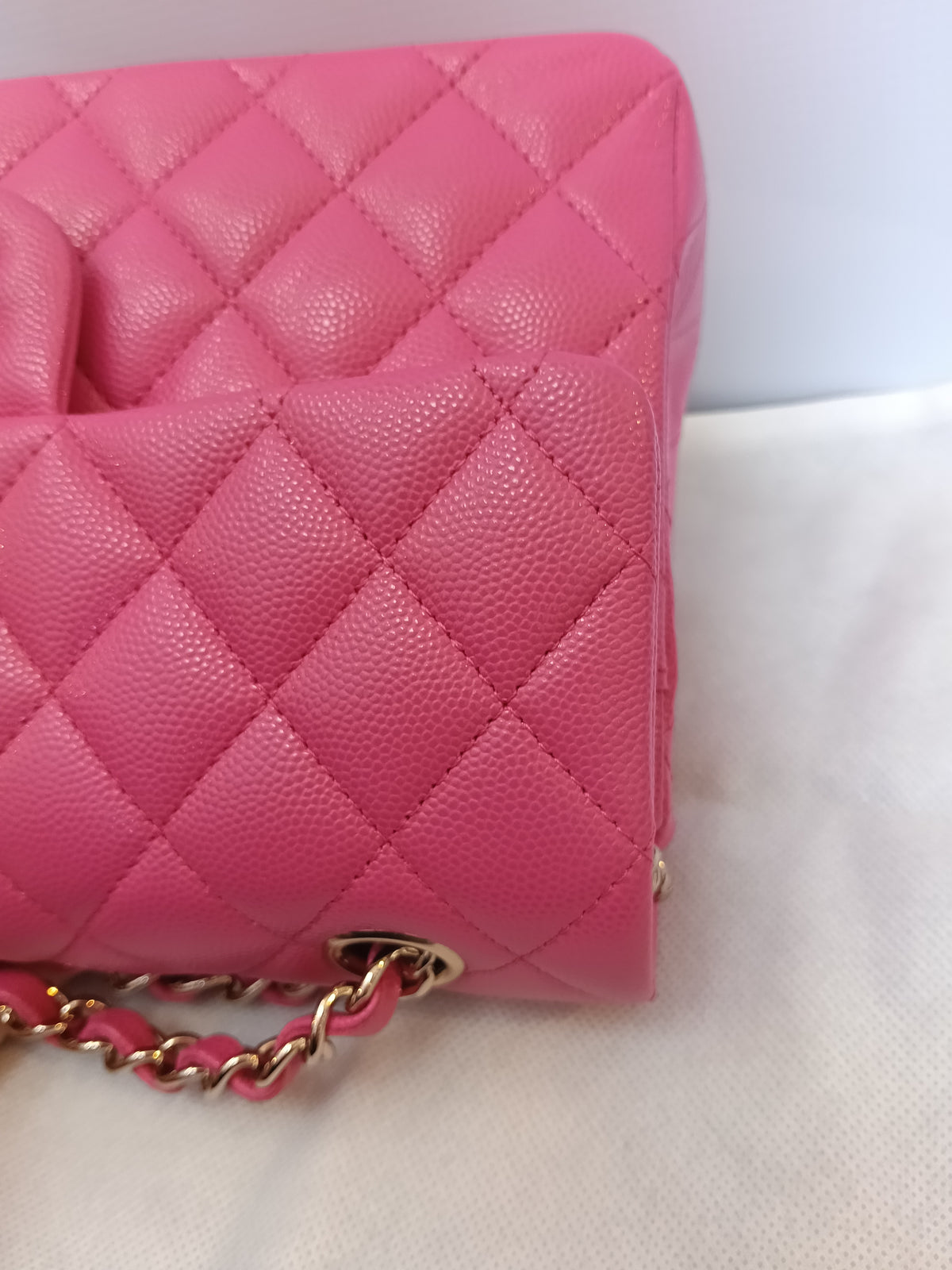 Chanel Small Caviar Pink LGHW (CHIP)