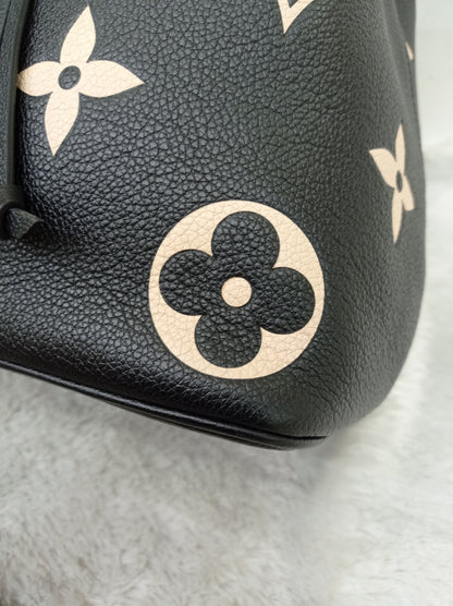 LV Neo Noe MM Monogram Empreinte Noir Creme (CHIP)