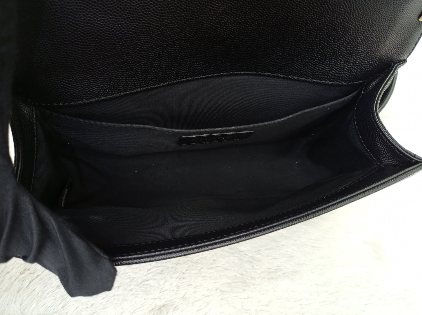 Chanel Boy 25 Caviar Black GHW #30