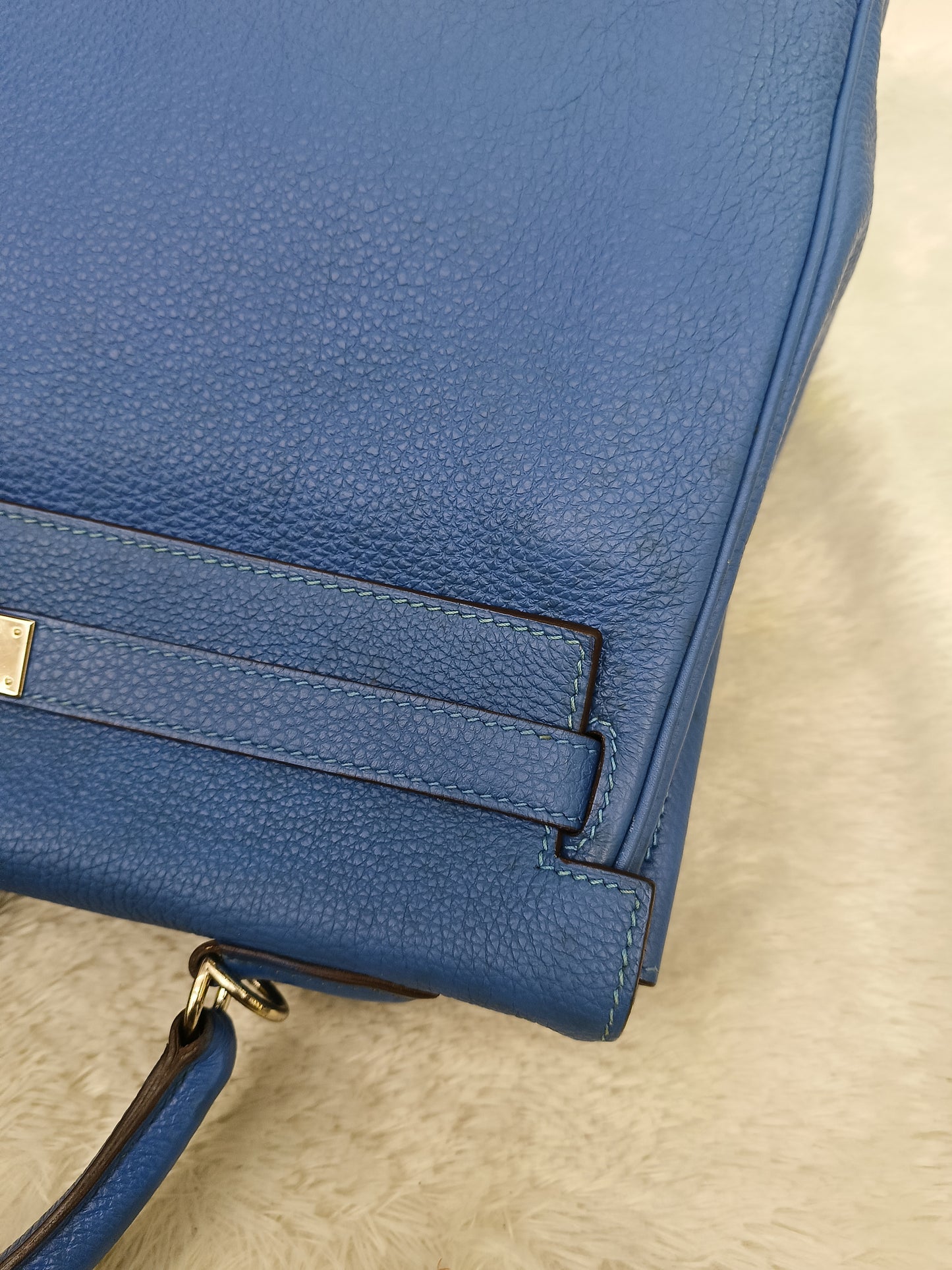 K35 Togo Blue Myconos PHW #O square