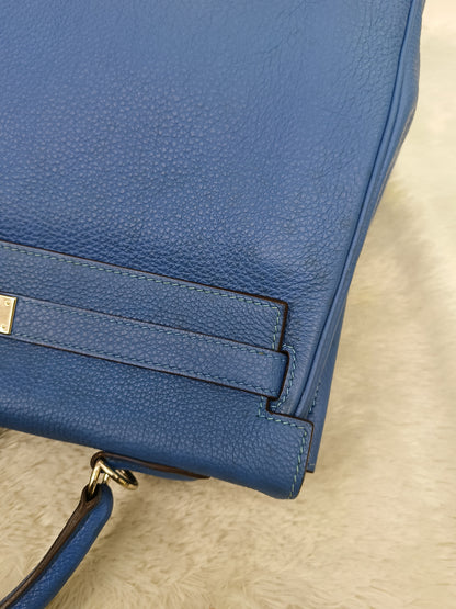 K35 Togo Blue Myconos PHW #O square