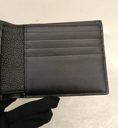 *Neverbeen Used* Dior Bifold Wallet Saddle Grained Calfskin Marquetry Black 2023