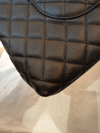 Chanel Coco Handle Large Caviar Black GHW #25