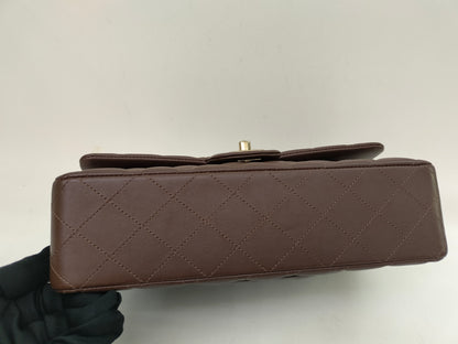 Chanel Medium Lamb Brown GHW DF (CHIP) 2023