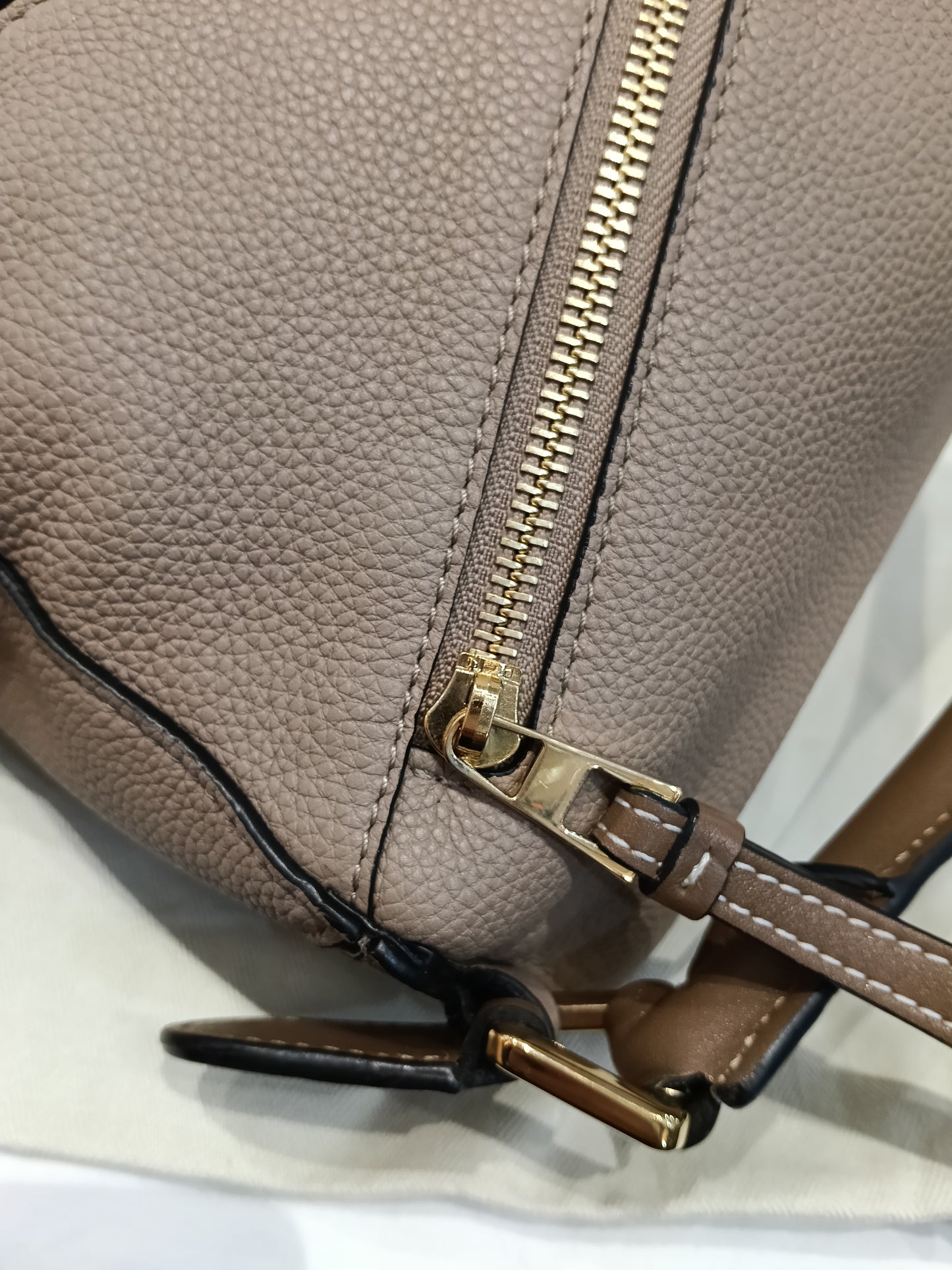 Loewe Puzzle Small Grained Sand Mink GHW 2020