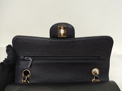 Chanel Small Caviar Black GHW DF #9
