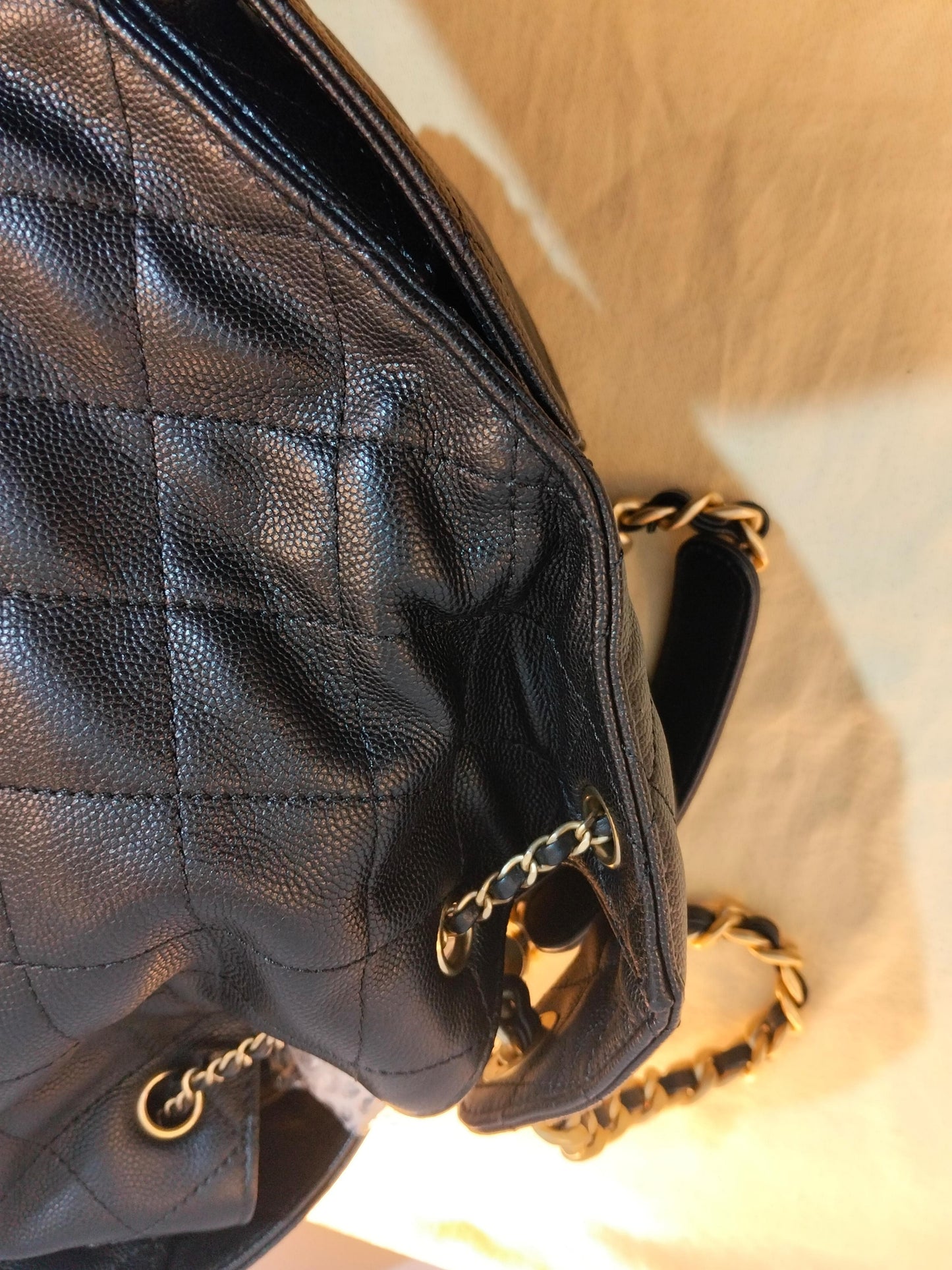 Chanel C25 Medium Caviar Black GHW 2025 (CHIP)