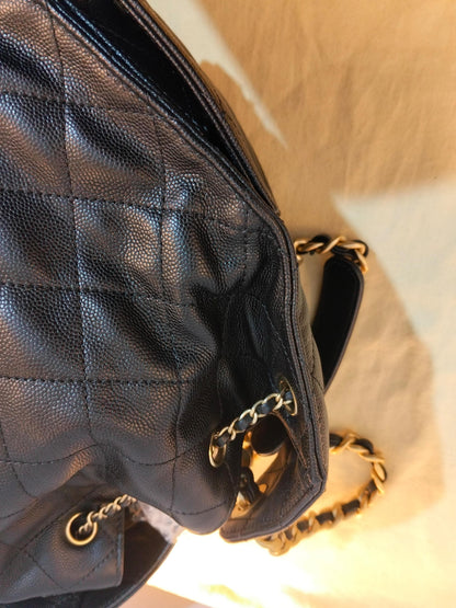 Chanel C25 Medium Caviar Black GHW 2025 (CHIP)