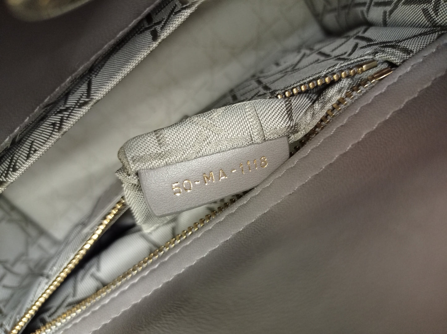 Lady Dior Small Lamb Grey GHW 2019
