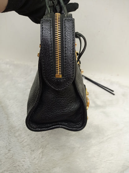 Balenciaga Mini City Edge Black GHW 2017